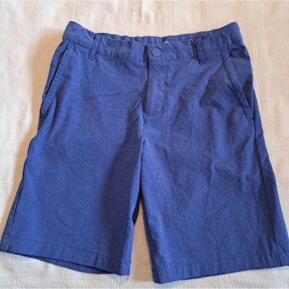 All in Motion boys size 12 blue shorts with adjustable waist - Picture 1 of 4